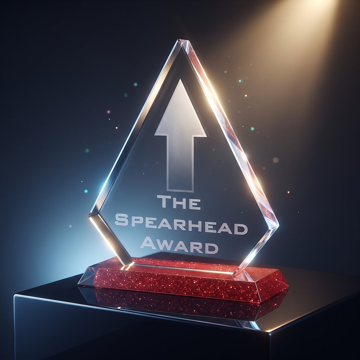 Glitter Arrowhead Award