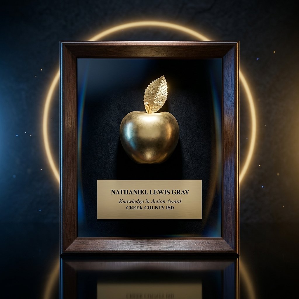 Apple Shadow Frame Award