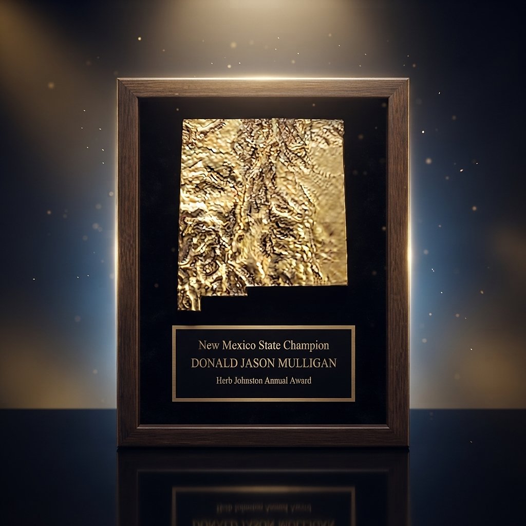 New Mexico State Shadow Frame Award