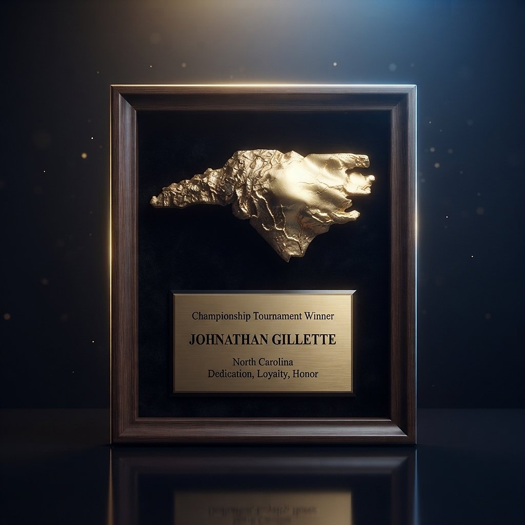 North Carolina Shadow Frame Award