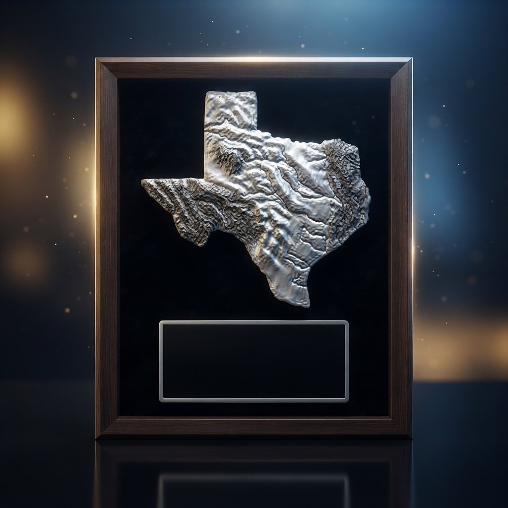 Texas State Shadow Frame Award